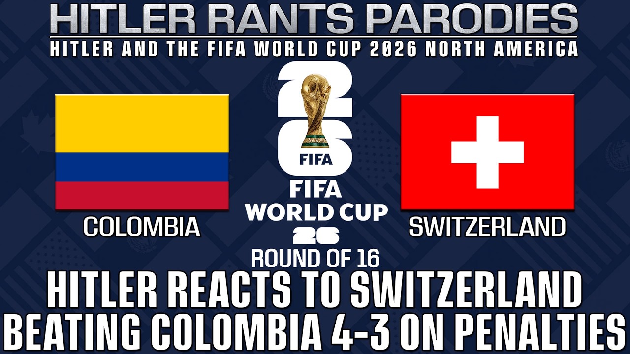 Hitler reacts to Switzerland beating Colombia 4-3 on penalties
