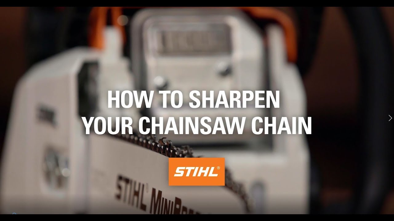 How to Sharpen Your Chainsaw Chain - YouTube
