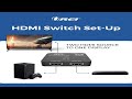 hdmi cable splitter 1 in 2 out black ie
