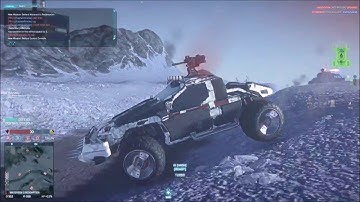 The Escape - Planetside2 Harasser under fire