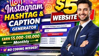 Start Your Passive Income Website with This Ready-Made Hashtag Generator (No Coding Needed)