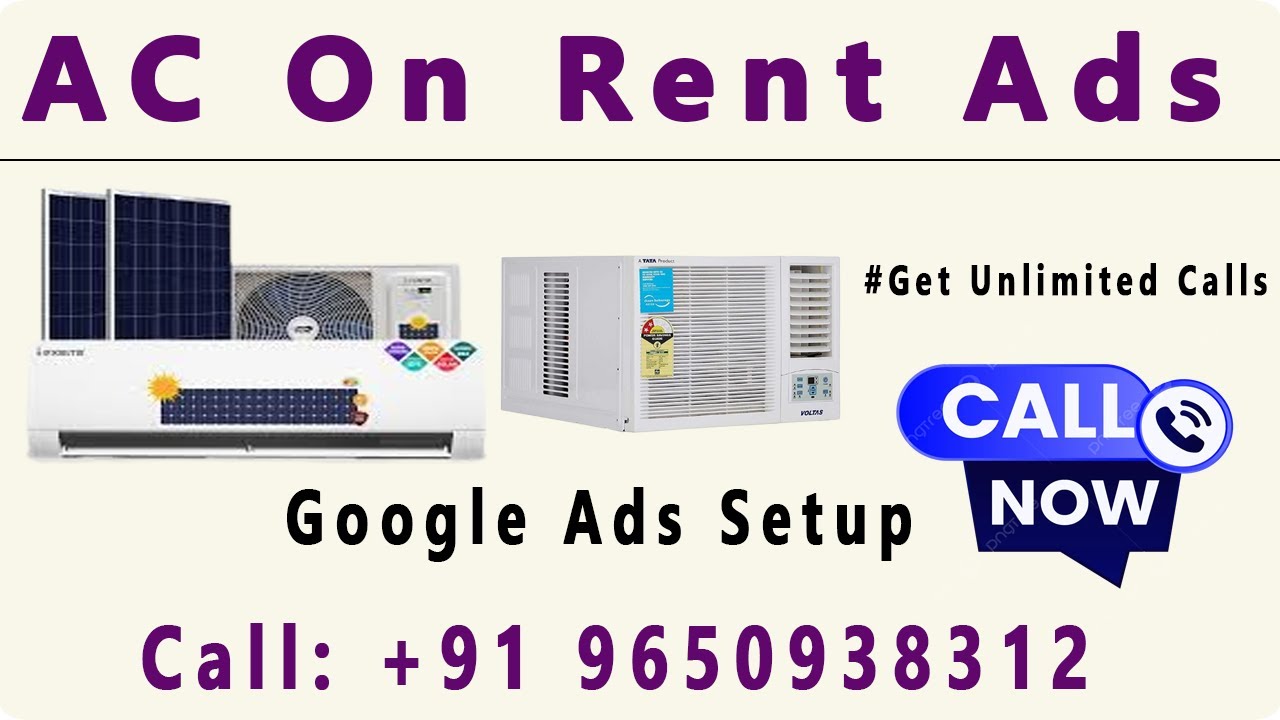 How to create google ads campaign for Ac on rent Business|Step-by-Step Guide 2025|❄️