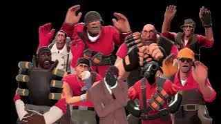 All TF2 Mercs Scream all at Once with Understandable Pyro