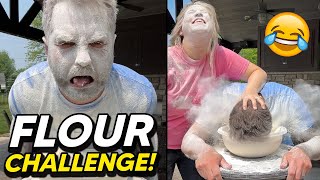 Couples Flour Smash Challenge!