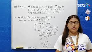 Math Grade 10 - Quarter 1: Solving Worded Problems with Sequences and Series (Part 1)