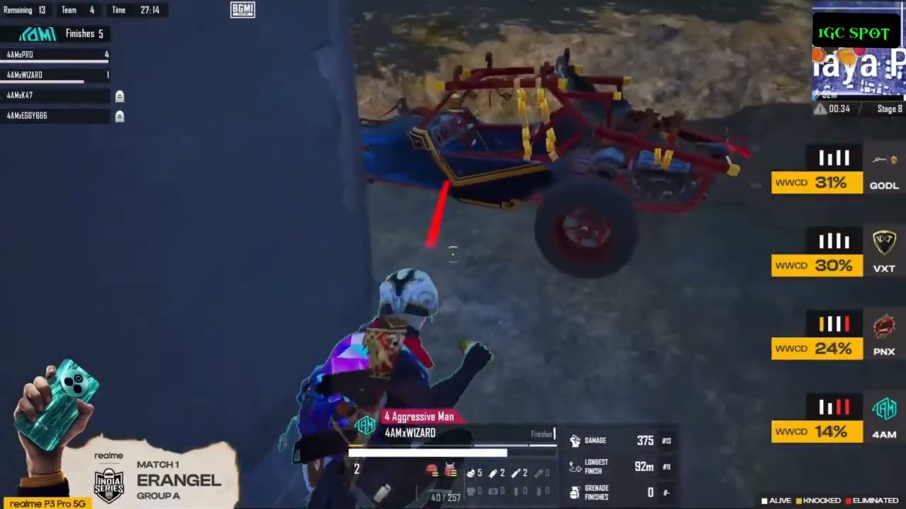 BGIS GODL 17 KILL Chicken dinner ll SIMPP n JHONNY ON 🔥