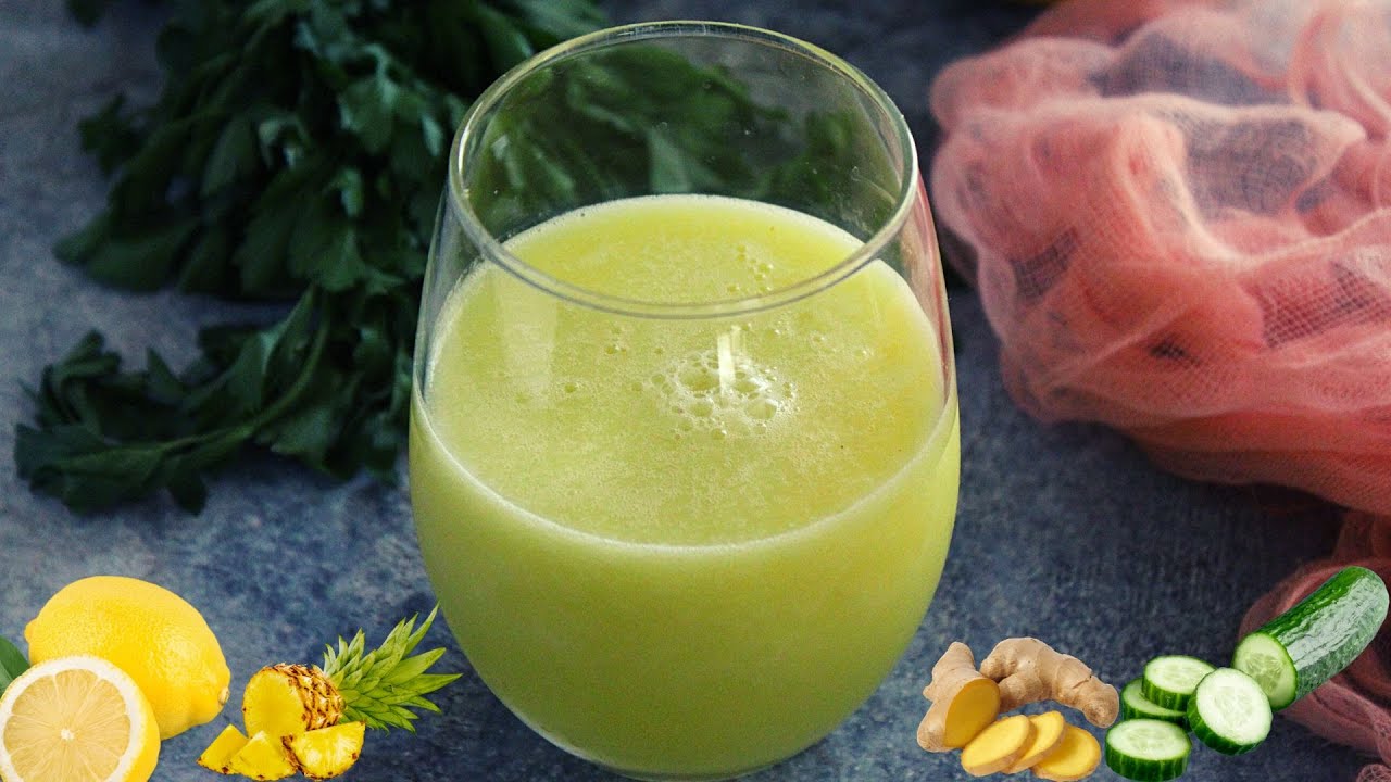 Drink this Pineapple detox and weight loss juice to REMOVE STUBBORN
