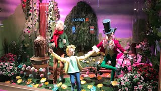 Fenwicks Newcastle Christmas Window 2019 Charlie & The Chocolate Factory