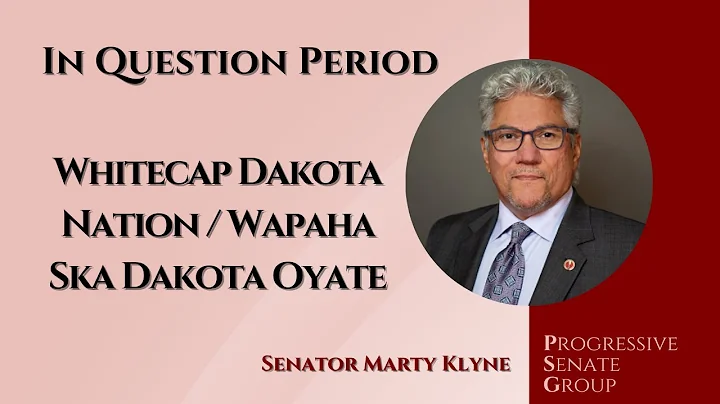 Senator Klyne asks about Whitecap Dakota Nation - October 10, 2024 (English feed)
