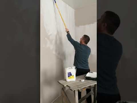 Подготовка стен перед нанесением жидких обоев Грунт SILK PLASTER