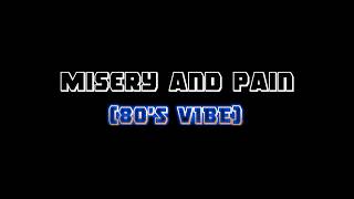 Gaby Ian - Misery And Pain (Lyric Video) Heavy Rock Song (80s Vibe)