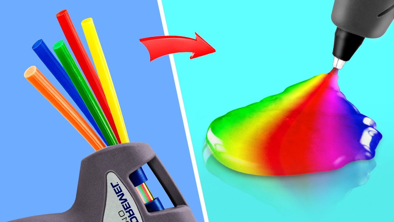 14 Super Trucs et Astuces à Faire Avec un Pistolet de Colle - YouTube