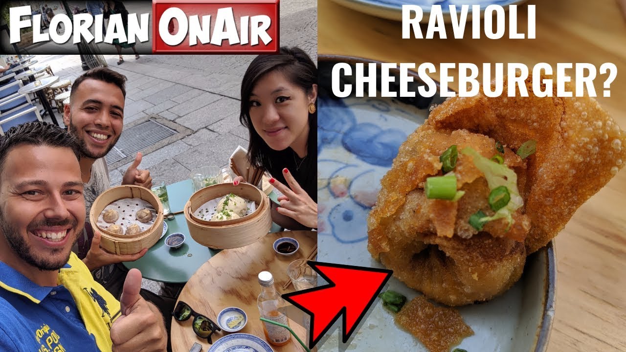 Une TUERIE : un CHEESEBURGER dans un RAVIOLI CHINOIS ...