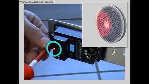 RP25 Retroreflective Photoelectric Sensor set up demonstration video from IN2 Access