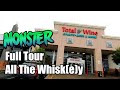 Monster Total Wine Whiskey Whisky Shelf Tour - San Mateo, CA