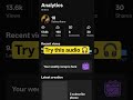 Try this audio 🎧