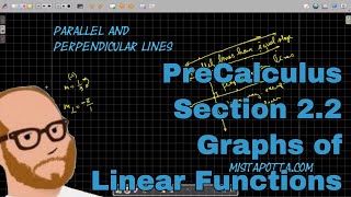 PreCalculus - Section 2.2 - Graphs of Linear Functions