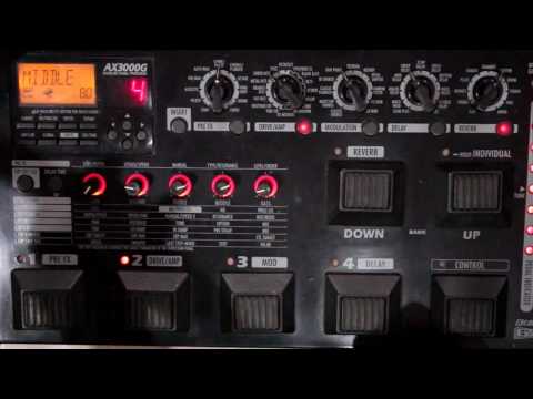korg toneworks ax3000g modeling signal processor - YouTube