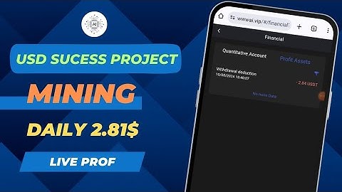 AI quantitative trading robots to make money. When you recharge the corresponding USDT