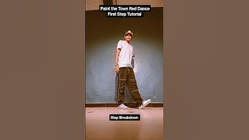 First Step Tutorial , Paint the Town Red #dojacat #paintthetownred #shorts #jddancetutorial