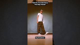 First Step Tutorial , Paint the Town Red #dojacat #paintthetownred #shorts #jddancetutorial