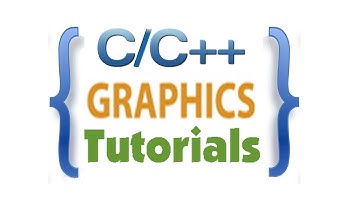 C++ Graphics Tutorial 3 - line(),circle(),outtextxy() Function.