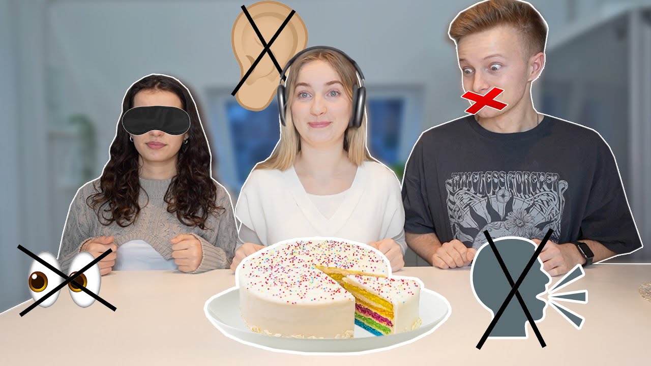 BLIND, TAUB & STUMM Kuchen backen Challenge🎂