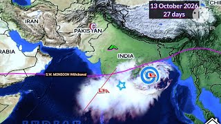 17 September To 16 October 2026/ Next 30 Days Weather System Map Analysis South Asia.