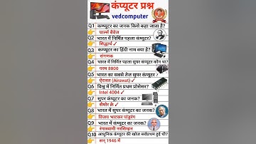 "Top 10 Computer GK Questions in Hindi | Computer General Knowledge 2025 | Must-Know for Exams" #gk
