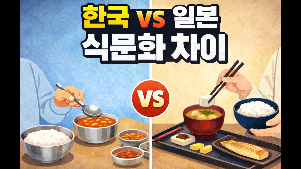 일본에서는 밥그릇을 드는 게 예의라고? - YouTube