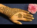 New mehndi design for beginners||back hand mehndi design||long video||letest mehndi design