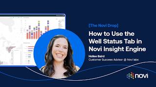 How to Use the Well Status Tab in Novi Insight Engine
