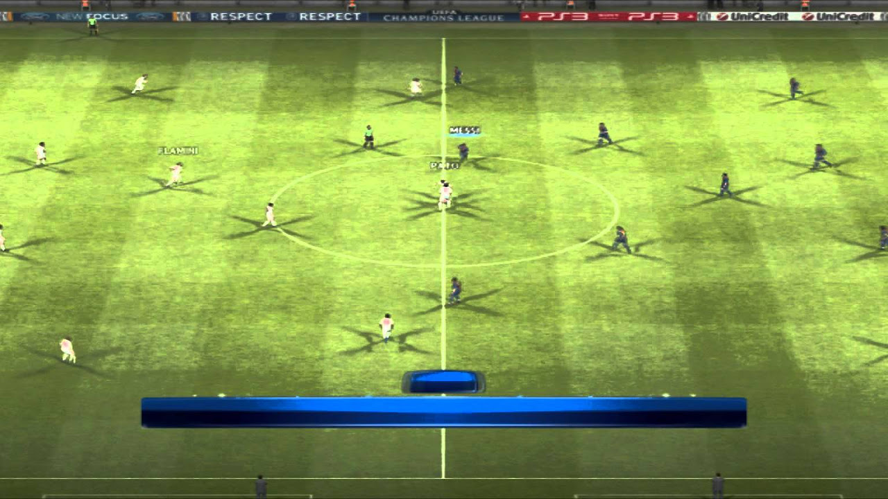 PES 2012:UCL Final Munich -- FC Barcelona vs AC Milan