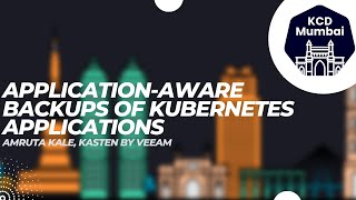 Application-aware backups of Kubernetes applications