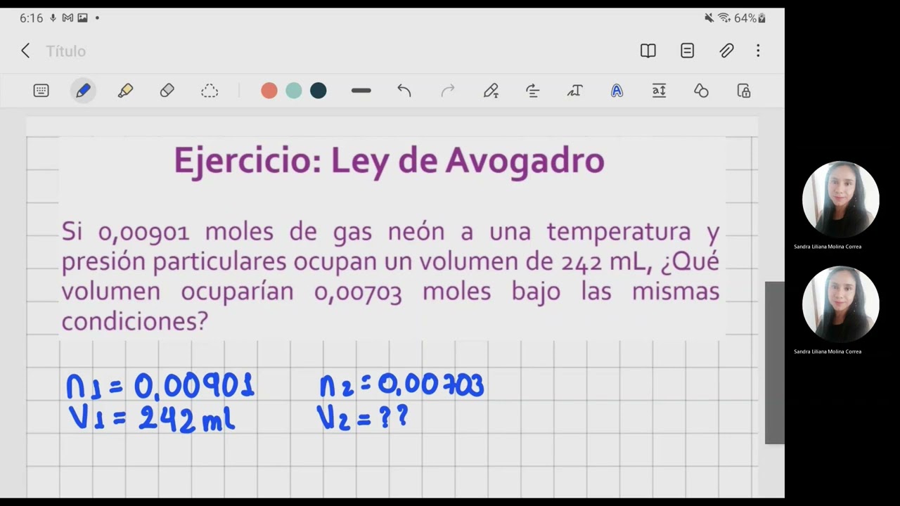 LEYES DE LOS GASES. Ley de Avogadro - YouTube