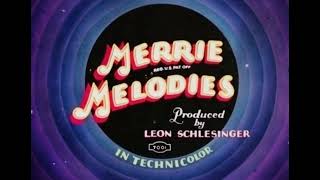 Merrie Melodies - Flowers For Madame 1935 - Original Opening And Closing Le Recreations