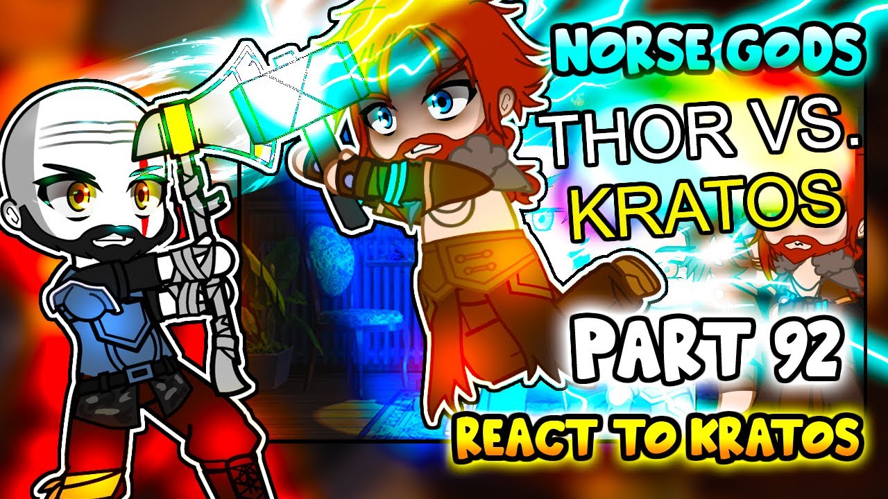 Реакция скандинавских богов на Кратоса, часть 92 || GOW Ragnarök || - Реакция Gacha Club
