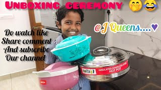 AGAIN WITH AN UNBOXING VDO.\/DO WATCH LIKE SHARE  AND SUBSCRIBE  💝 #videos #unboxing #kitchenvideo
