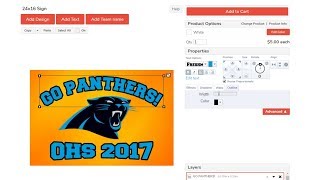 How to create flat printable products (Signs, Banners, Business Cards)