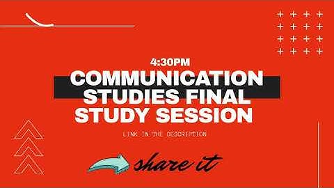 CAPE Communication Studies Study Session | June 21, 2020