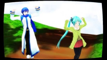 [MMD] PD Kaito Api Miku Sofu Kimi and Shi left in the summer