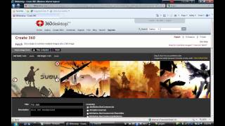 How to Create a 360 Desktop background