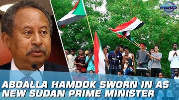 Abdalla Hamdok Sworn In As New Sudan Prime Minister | Indus News