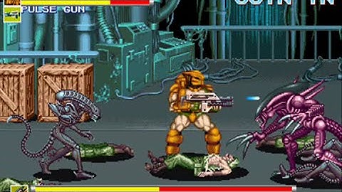 Alien vs Predator - ( Mame / Arcade ) - Full Playthrough - No Death