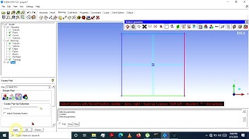 Square cylinder hexa meshing part 3 mesh parameter and parts name