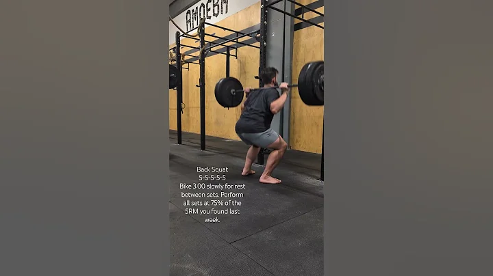 Week 2 of back squat cycle