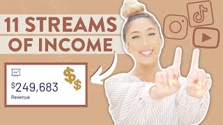 HOW TO MAKE 6-FIGURES AS AN INFLUENCER (Part 2) | 11 Income Stream Ideas For Influencers