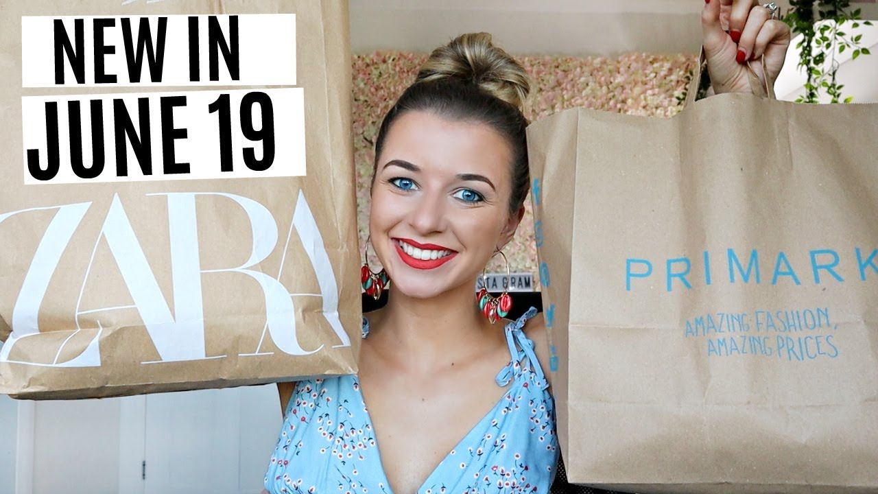 PRIMARK & ZARA HAUL + TRY ON! JUNE 2019 / *NEW IN SUMMER COLLECTION!*