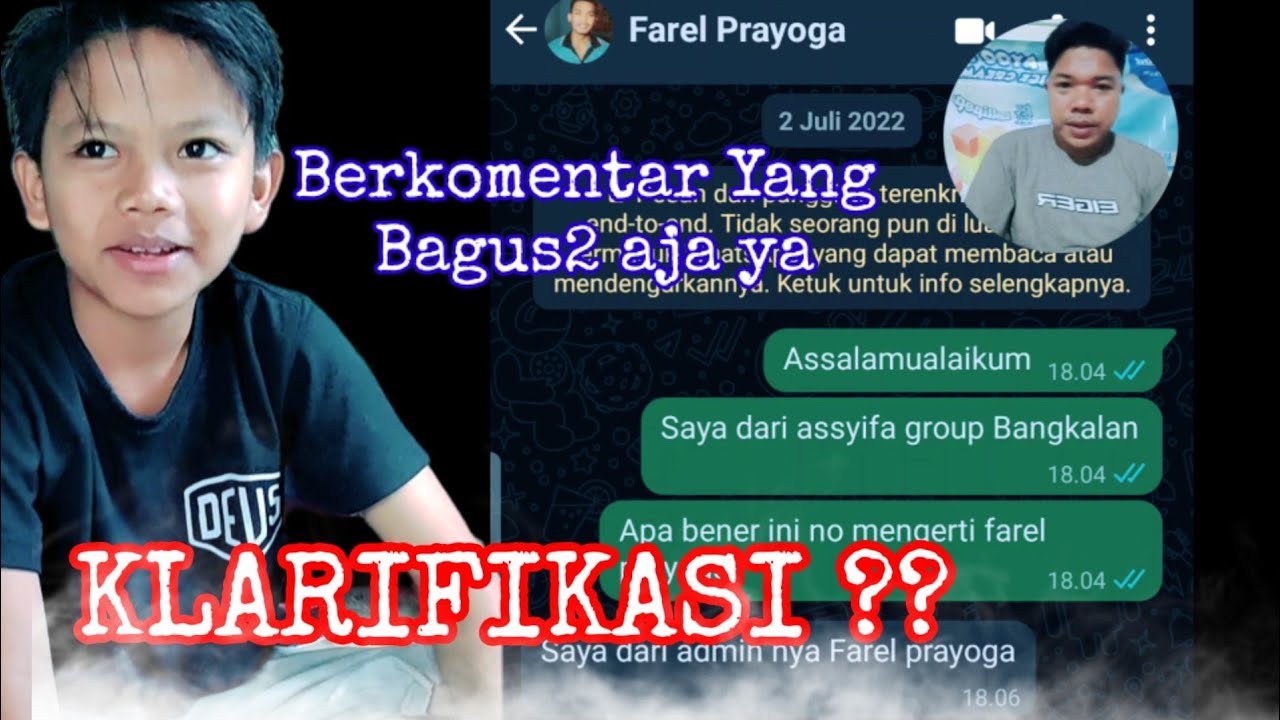 Saya kenal Farel prayoga Sebelum Farel viral seperti sekrang. pok Neti jangan julit ya