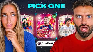 I Let My Sister Control My FUTTIES Player Picks!